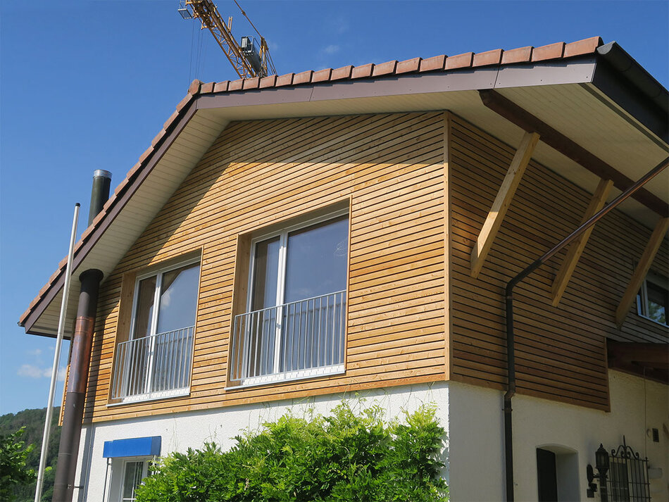 Bläuer Holzbau : Fassade