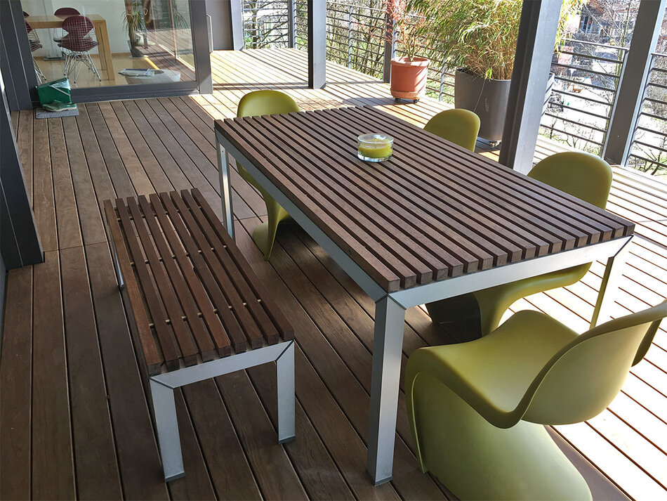 Bläuer Holzbau : Terrassendeck Bläuer Holzbau : Terrassendeck